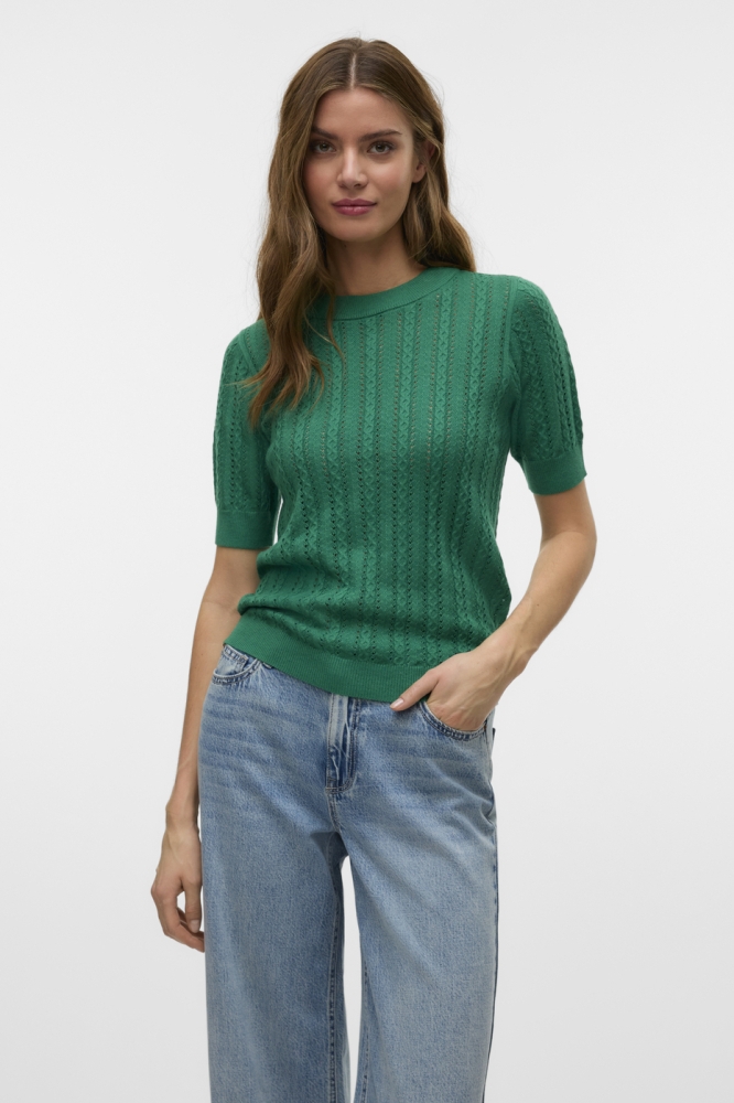 VMMORENA 2/4 O-NECK PULLOVER GA BOO 10321893 Bosphorus